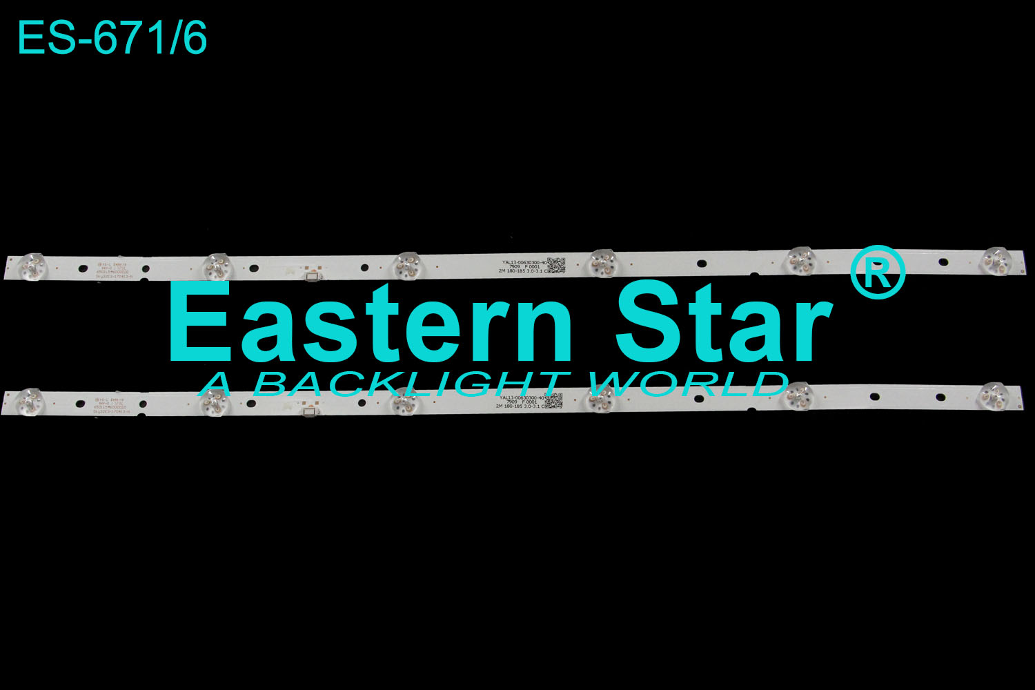 ES-671 LED TV Backlight use for Skyworth 32'' 6501L546000010 Sky32E3-170413-N LED STRIPS(2)