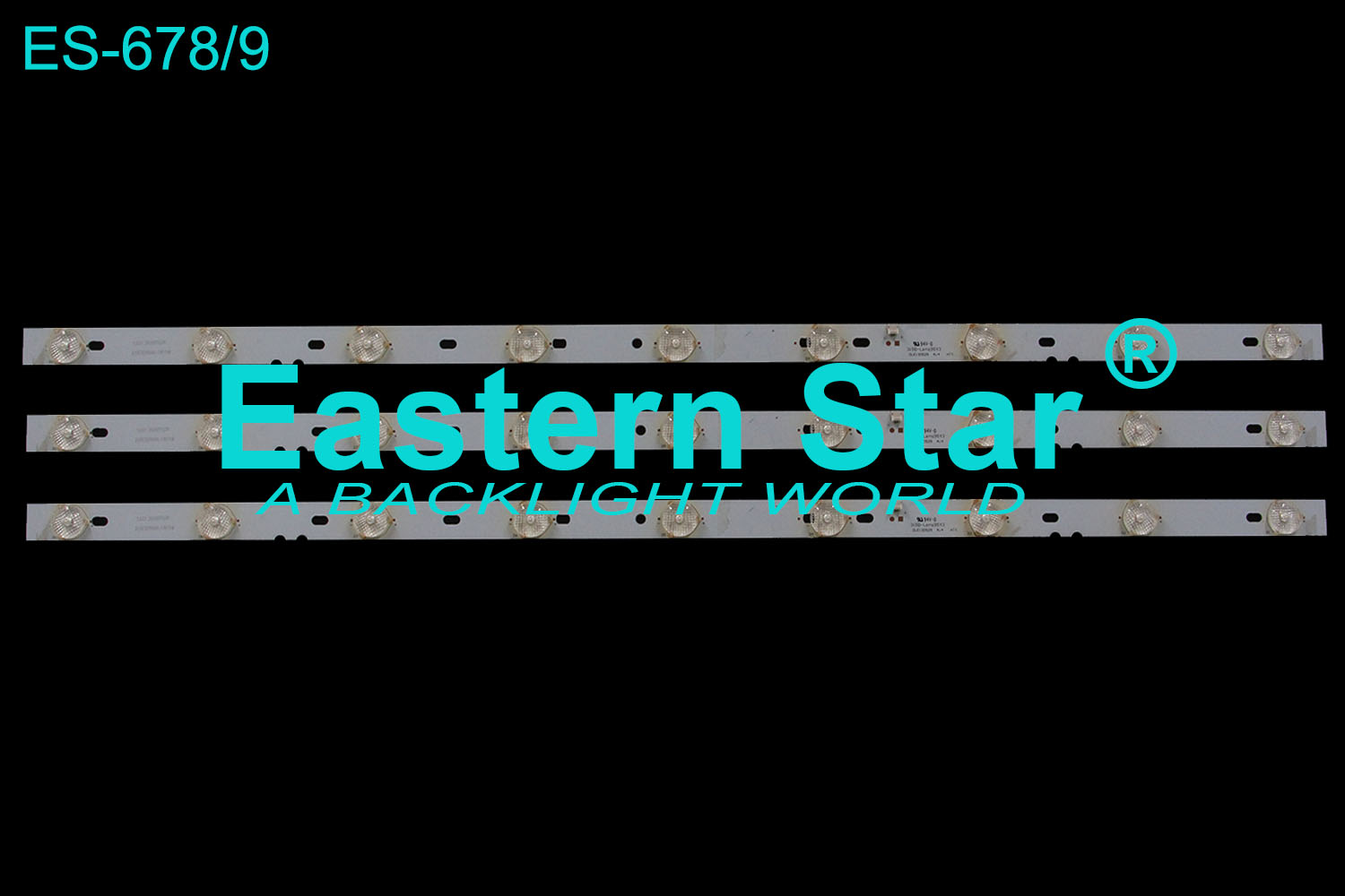 ES-678 LED TV Backlight use for Philco 32'' 7.03.F.59201702R 320E02R006-130706 315D-Lens9SX3 LED STRIPS(3)