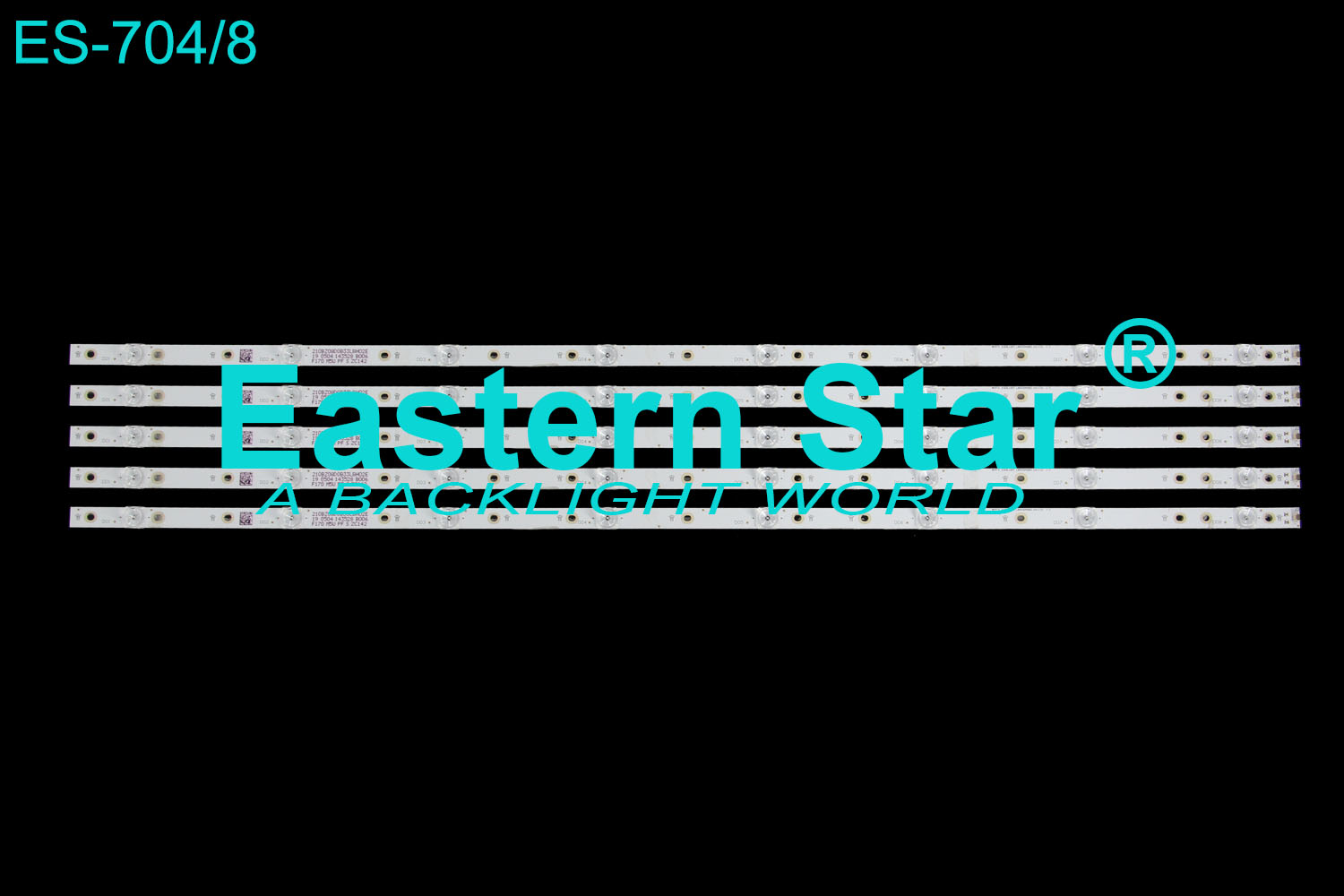 ES-704 LED TV Backlight use for Philips 43" TV Philips 43PUS6754/12  LBM430M0801-EN-1(0) LBM430M0801-EU-1(HF)(0) LED STRIPS(5)