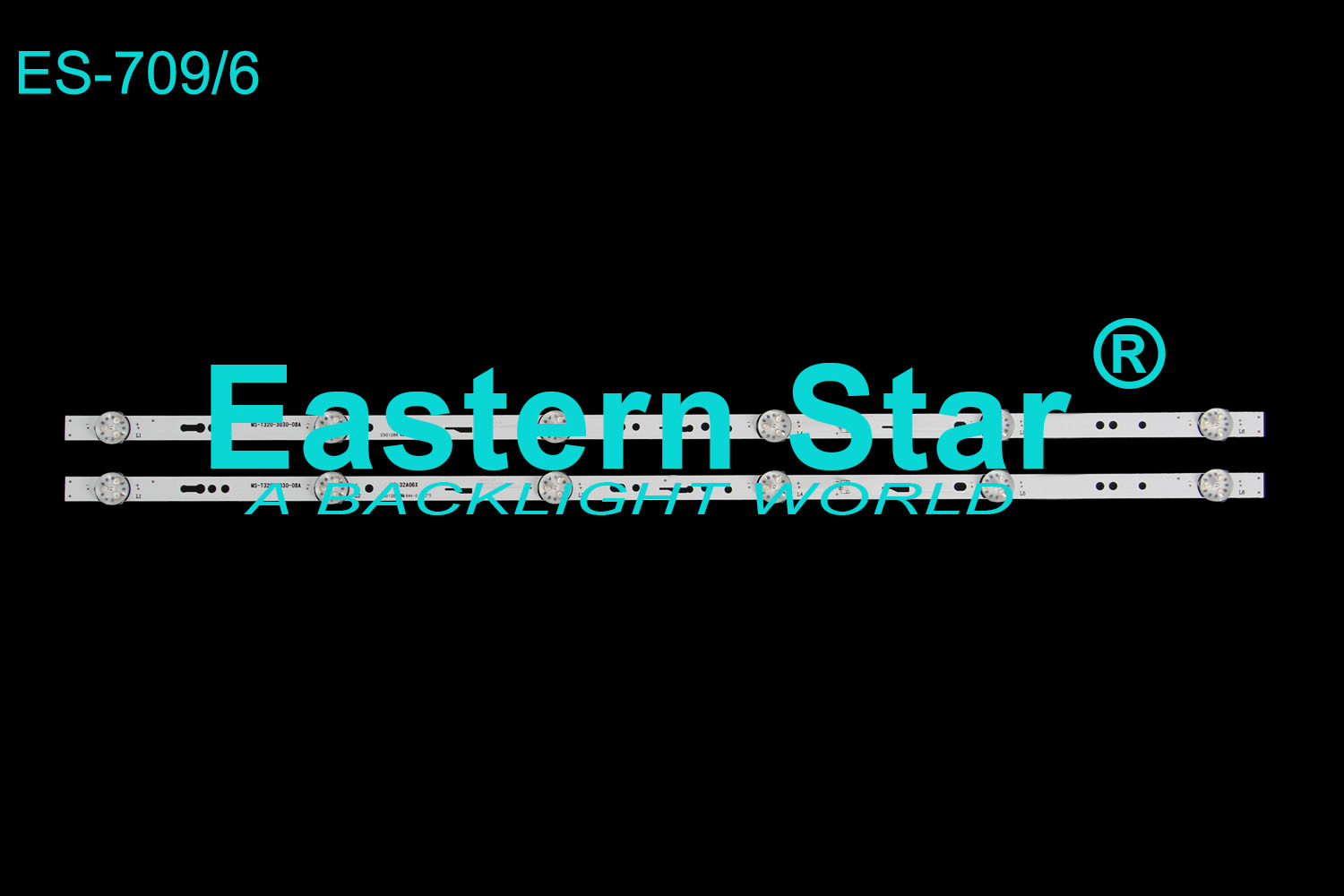 ES-709 LED TV Backlight use for Neo /Galatec/Felsen 32FEL5200HFN 32" TV  LED-32T2 MS-T320-3030-08A MC-32A06X MS-L3406 V3 LED STRIPS(2)