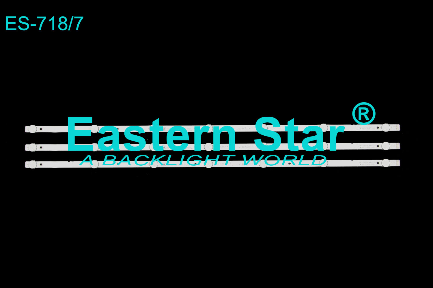 ES-718 LED TV Backlight use for Keysmart 40'' TV YAL13-00730300-18 MS 8418 A34 200-204 3.0-3.2C 13267 MS-L1717 V1 2017-3-17 LED STRIPS(3)
