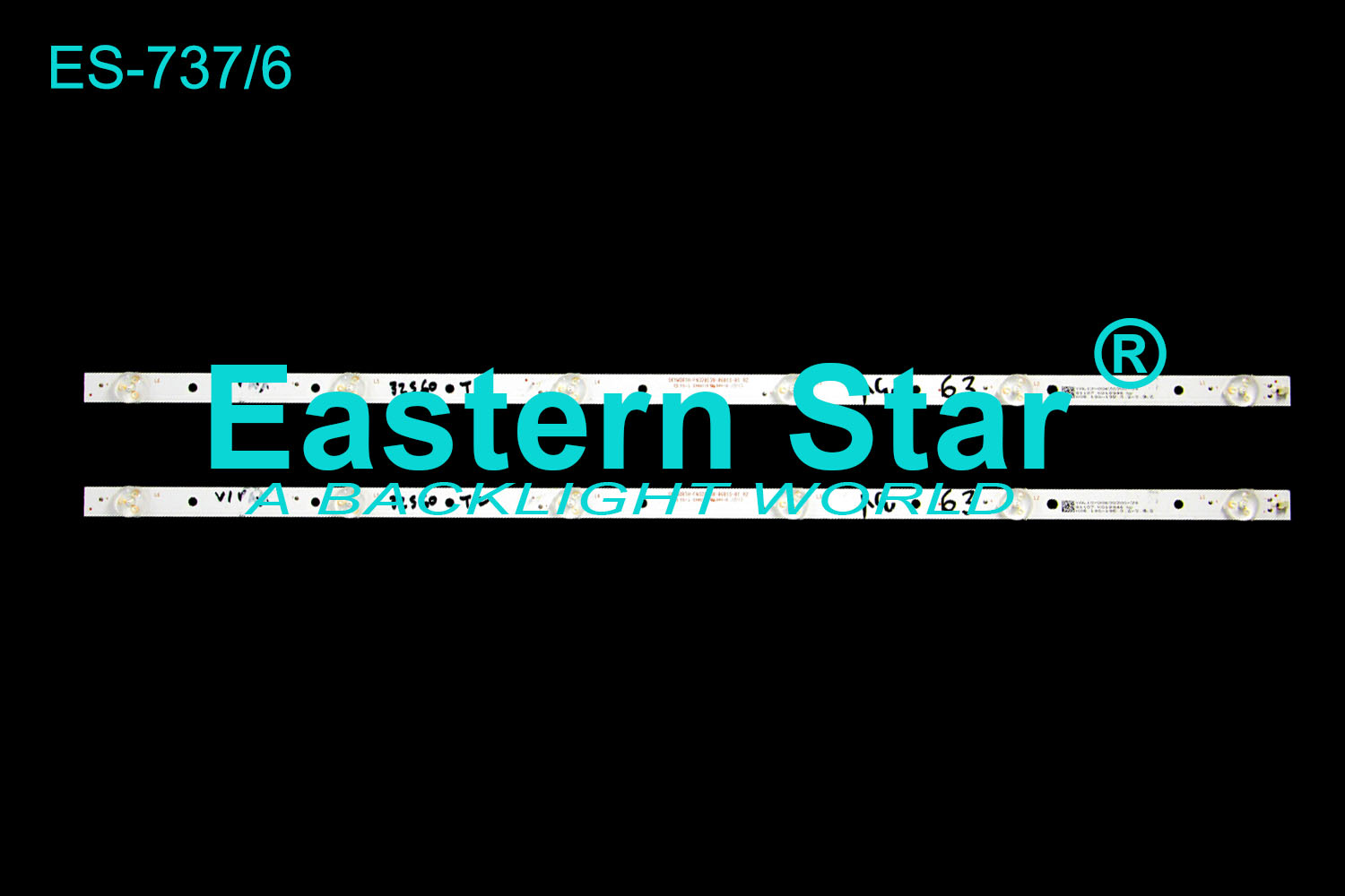 ES-737 LED TV Backlight use for Vivax/Sunny 32'' TV Vivax 32S60 T2 FN320E30-0601S-01 A2 /YAL13-00630300-39 /S1107 K08946 /KOS 190-195 3.2-3.3C LED STRIPS(2)