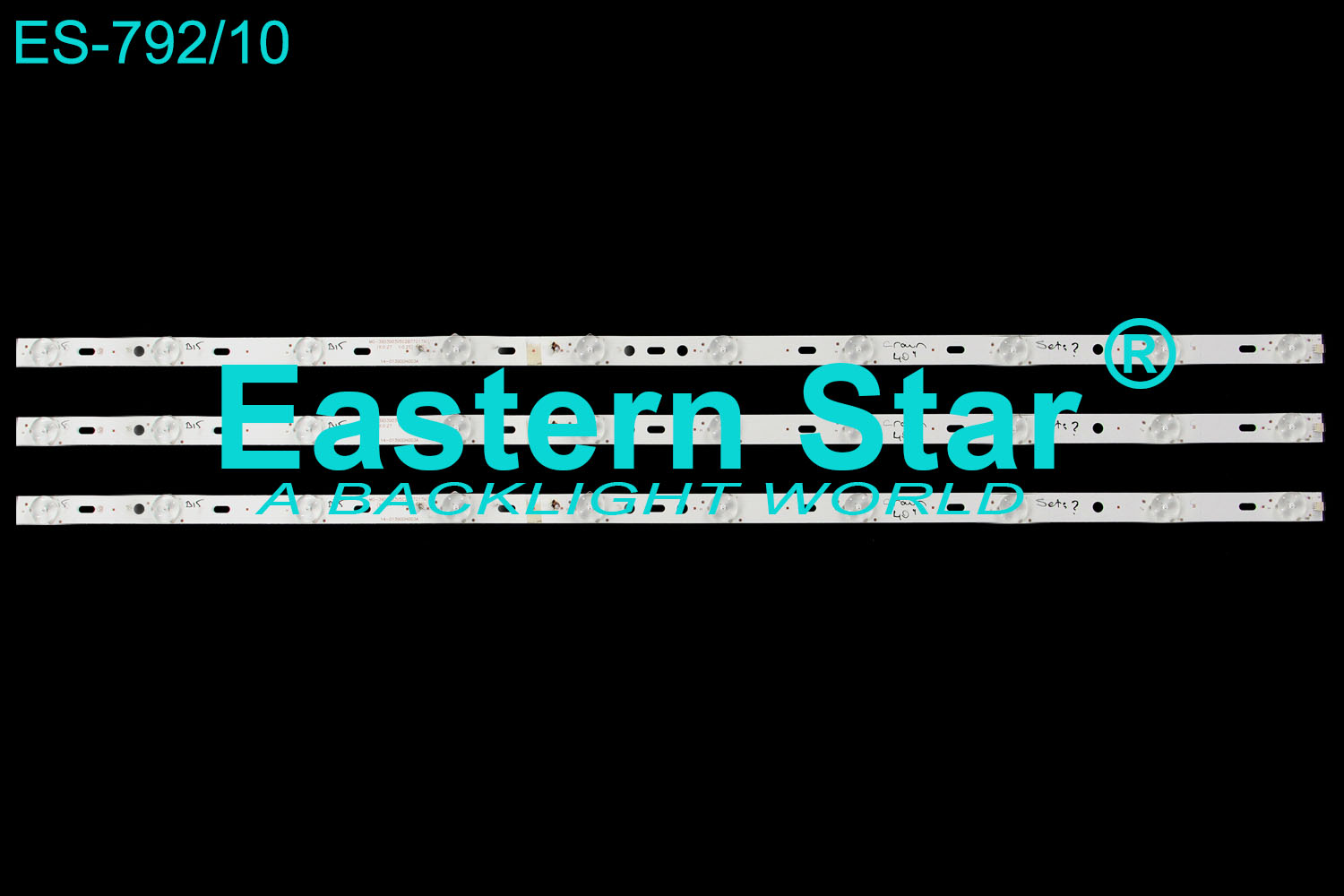 ES-792 LED TV Backlight use for 40" LY400-DH01W MG-39D3003V5C2B77217M310  LED STRIPS(3)