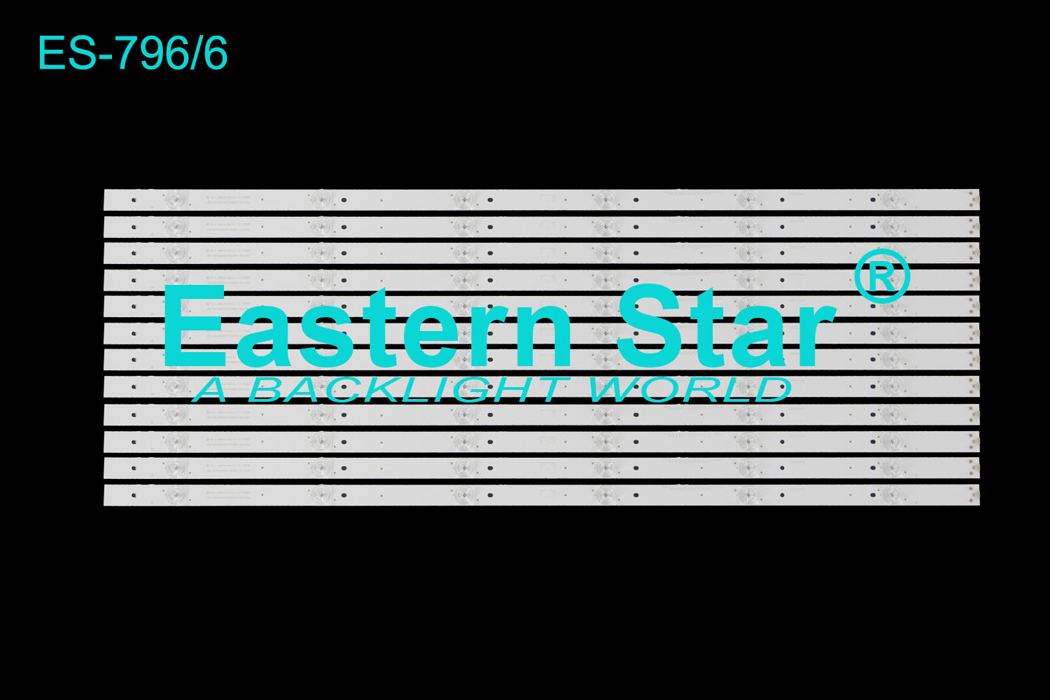 ES-796 LED TV Backlight use for Haier 65'' Haier 65UGX3500 K65C8003030T12066BT-REV1.0  LED STRIPS(12)