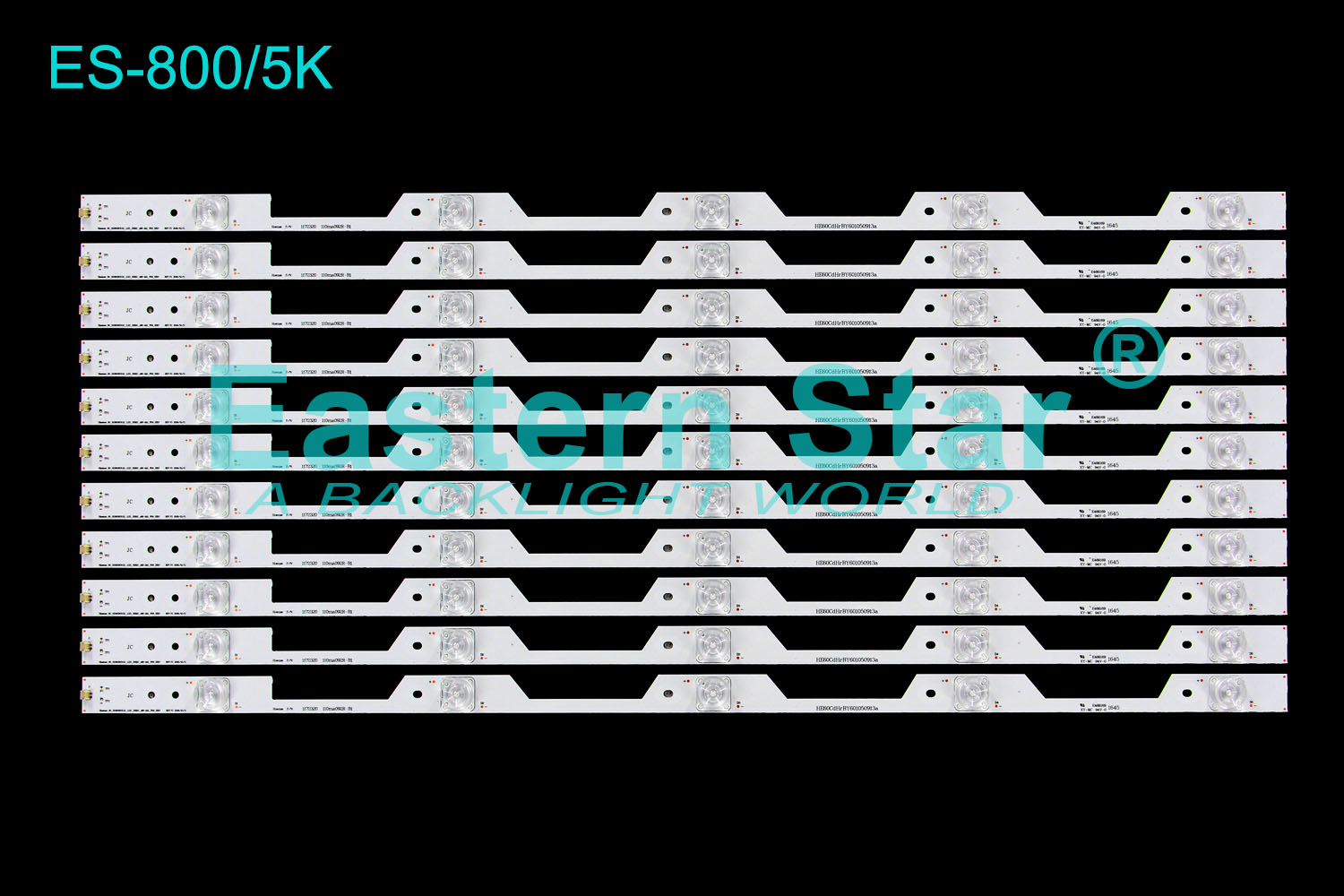 ES-800 LED TV Backlight use for 60" Sharp LC-60P6070U/60DU6070/60R6E 60_HD600N3U21_11X5_3030C_d6f-2d1_W19_5S1P JL.D60051330-003DS-M  LED BACKLIGHT KITS(11)