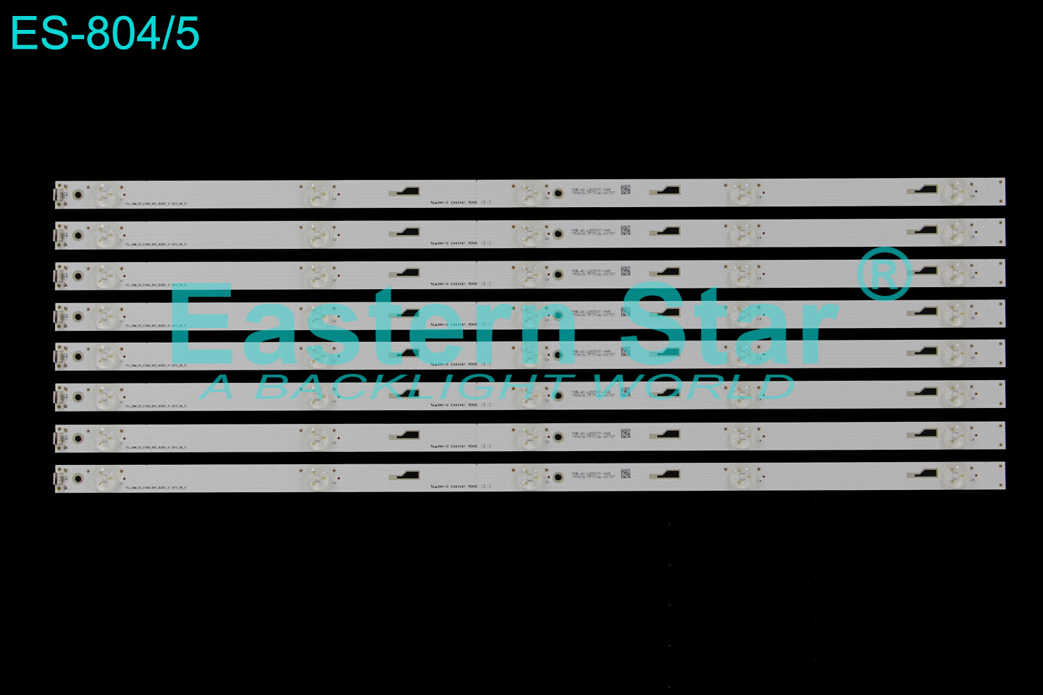 ES-804 LED TV Backlight use for 55'' Toshiba 55L510U18 TCL_ODM_55_D1500_8X5_3030C_V1 2015_08_31 YHB-4C-LB550T-YHA LED STRIPS(8)