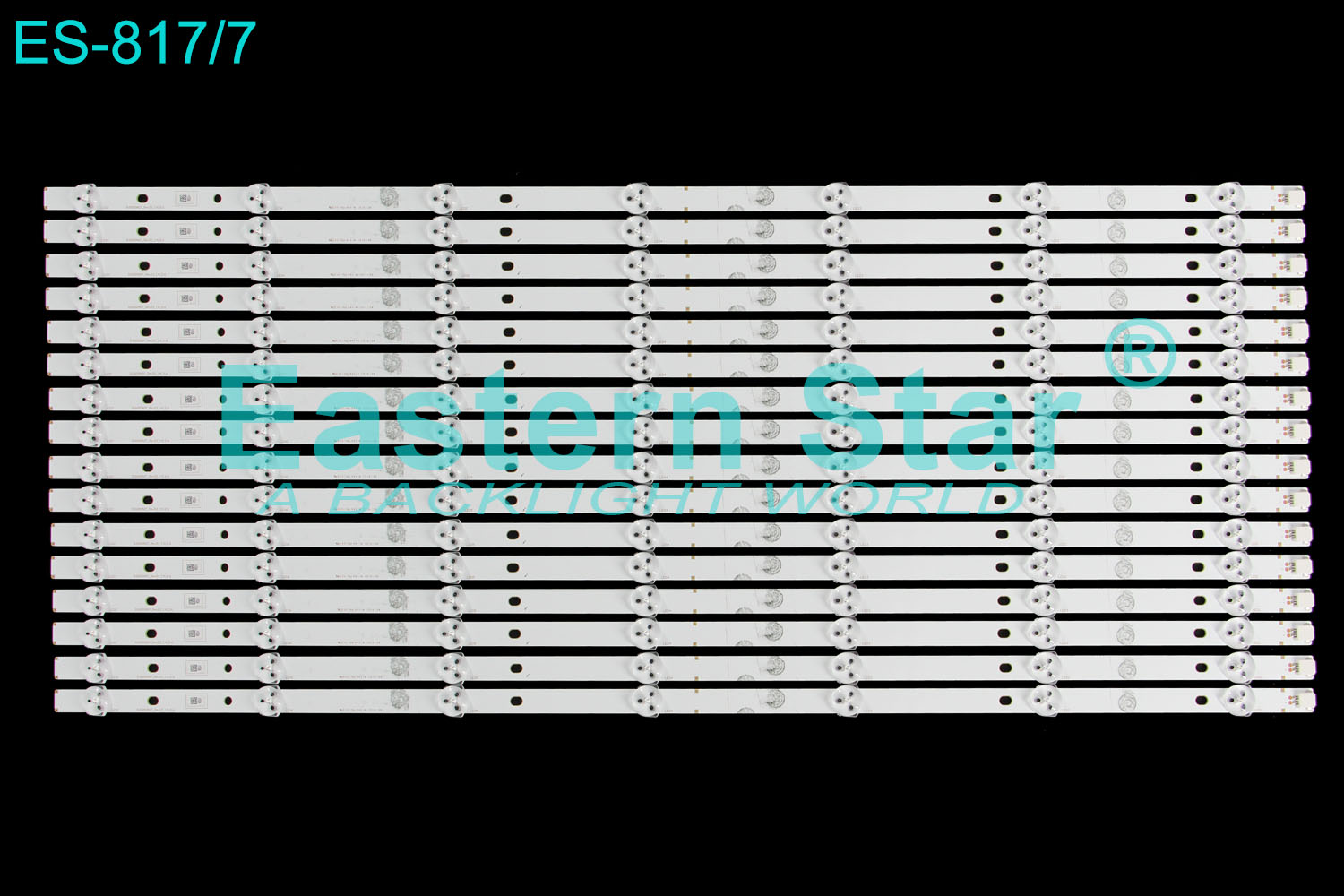 ES-817 LED TV Backlight use for 65'' Vizio TV E65-C3/D650I-C3 SVG650A07_Rev03_141216 LED STRIPS(16)