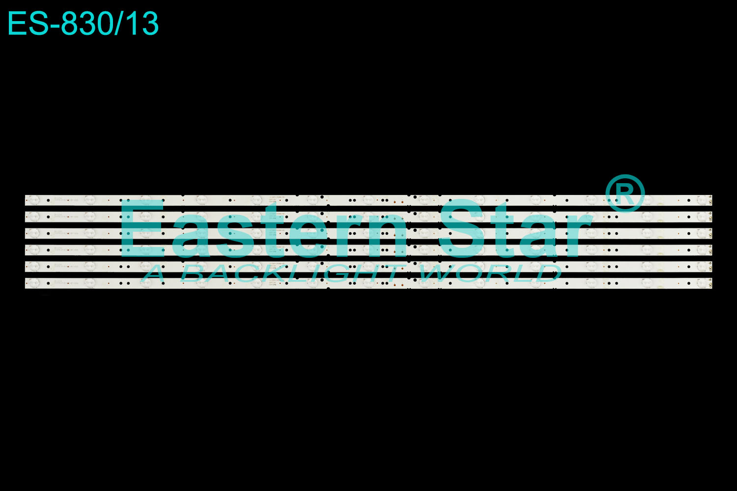 ES-830 LED TV Backlight use for 55'' Sceptre/ Vidao U550CV-UMS 55V40UHD LGL55613-3528HD-100 LED STRIPS(6)