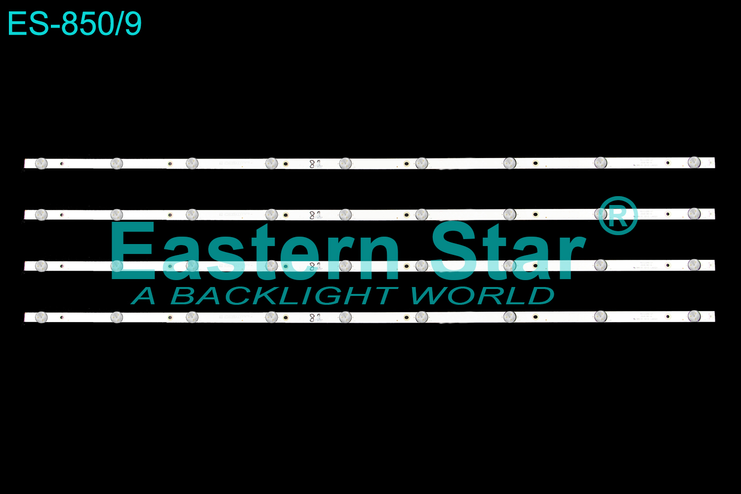 ES-850 LED TV Backlight use for 50'' FOX TV MS-L1255 V7 LED STRIPS(4)
