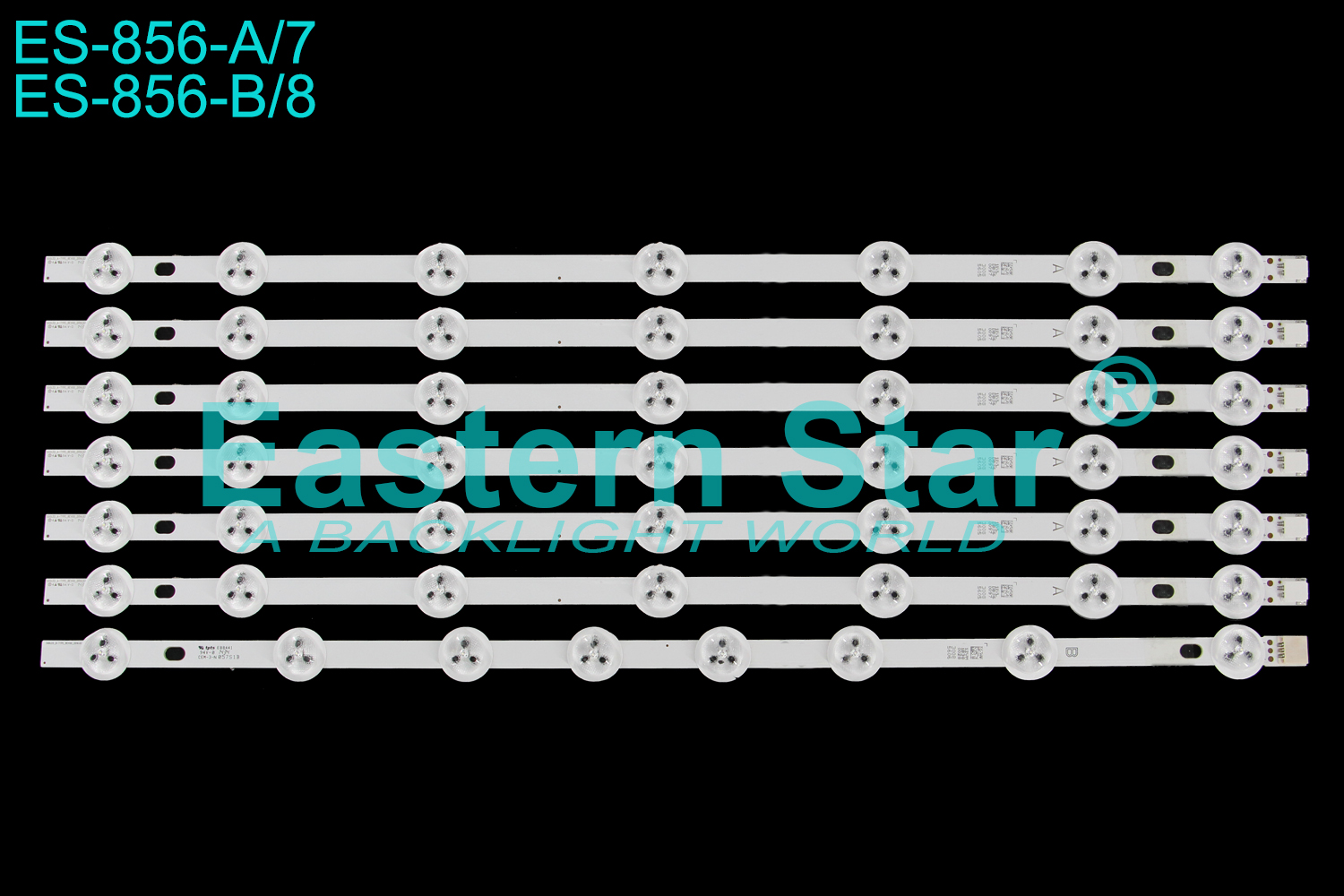 ES-856 LED TV Backlight use for 50'' Vestel  TV 50DLED_A/B-TYPE_REV00_2014.03 LED STRIPS(7)