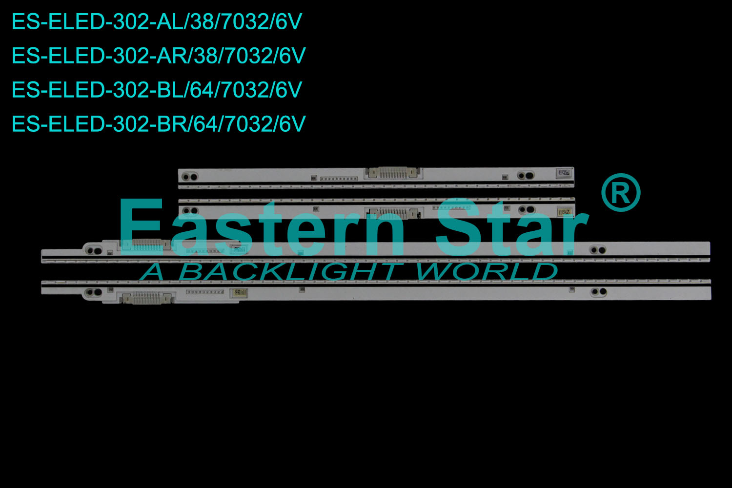 ES-ELED-302 ELED/EDGE TV backlight use for Samsung 65'' TV UA65F8000AJ/UN65F7100/UE65F8000 Samsung 2013SVS65 7032SNB AL38 3D REV1.1 130611 LED STRIPS(4)