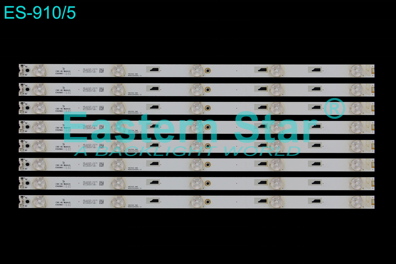 ES-910 LED TV Backlight use for 48" Toshiba 48D15005 48L25EBC 48L26CMC 48L2600C 48L2500C, Insignia NS-48DR420NA16 Rev. A  NS-48DR510NA17 48D1500 5*8/48HR332M05A0 V3/4C-LB480T-HR1 LED STRIP(8)