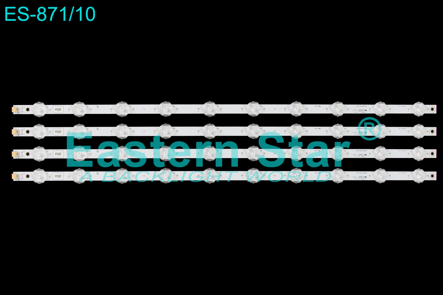 ES-871 LED TV Backlight use for 50" Philips 50PFL5703/F7 LB50084 V0_00 UDULEDLXT010 REV.A 50W1 0S1P LED STRIP(4)