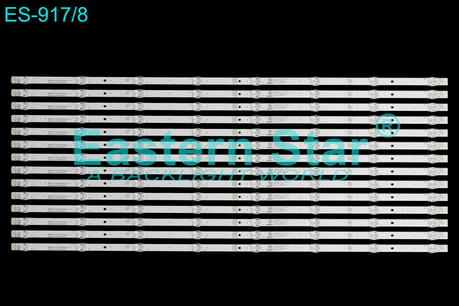 ES-917 LED TV Backlight use for 75" Hisense 75R6E1 BX75S3U713030T14088BS-REV1.1| 07FZD-03E348124HN| 191221X 21817000 LED STRIP(14)