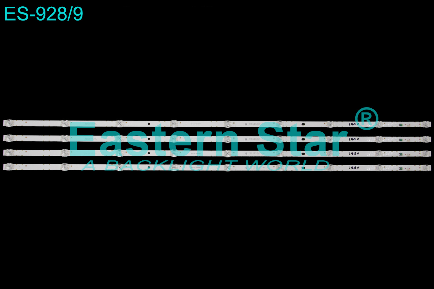 ES-928 LED TV Backlight use for 55" Samsung UN55NU7095G_4X9_2W_MCPCB 14MM_V0  E473485 KE8Q-13H1-2-B 0T89-01-48054 LED STRIP(4)