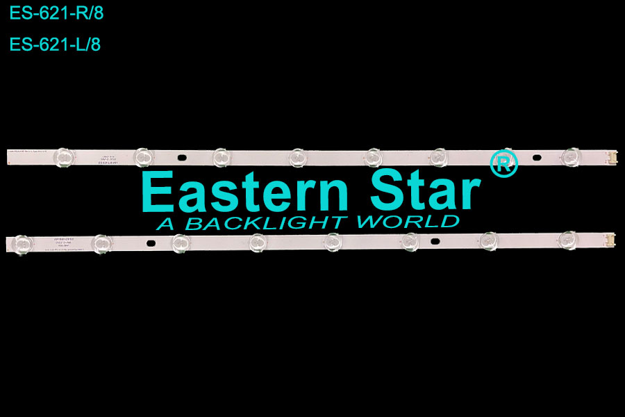 ES-621 LED TV Backlight use for Lg 60'' 60LN5600/60LA620S  POLA2.0 60'' Rev 0.1 L/R TYPE 2012.10.18 LED STRIPS(20)