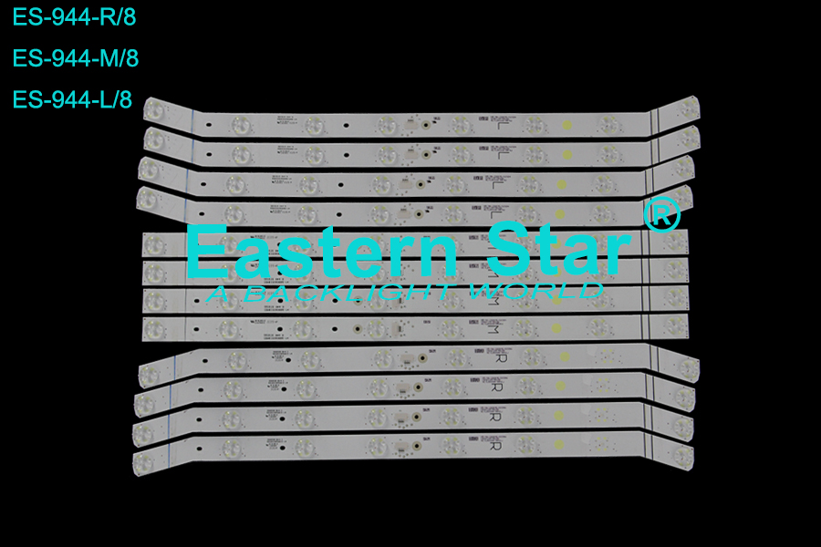 ES-944 LED TV Backlight use for 55" Tcl 55S535 55HR330M08A5 55HR330M08B5 55HR330M08C5 55S535  4C-LB5508-HR11J  4C-LB5508-HR08J 4C-LB5508-HR12J LED STRIP(12)