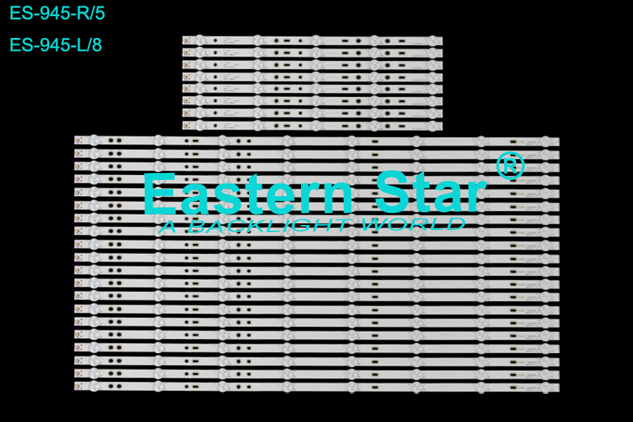 ES-945 LED TV Backlight use for 75" Sony KDL-75W850C  KDL-75W855C 750TV07 V1 750TV08 V1 LED STRIP(28)