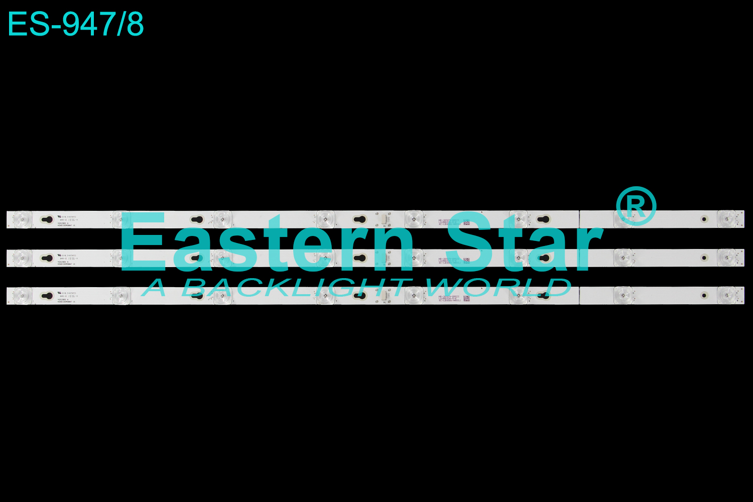 ES-947 LED TV Backlight use for 40" Tcl L40F3301B 40HR330M08A7 HR-38929-00824 4C-LB4008-HR03J LED STRIP(3)