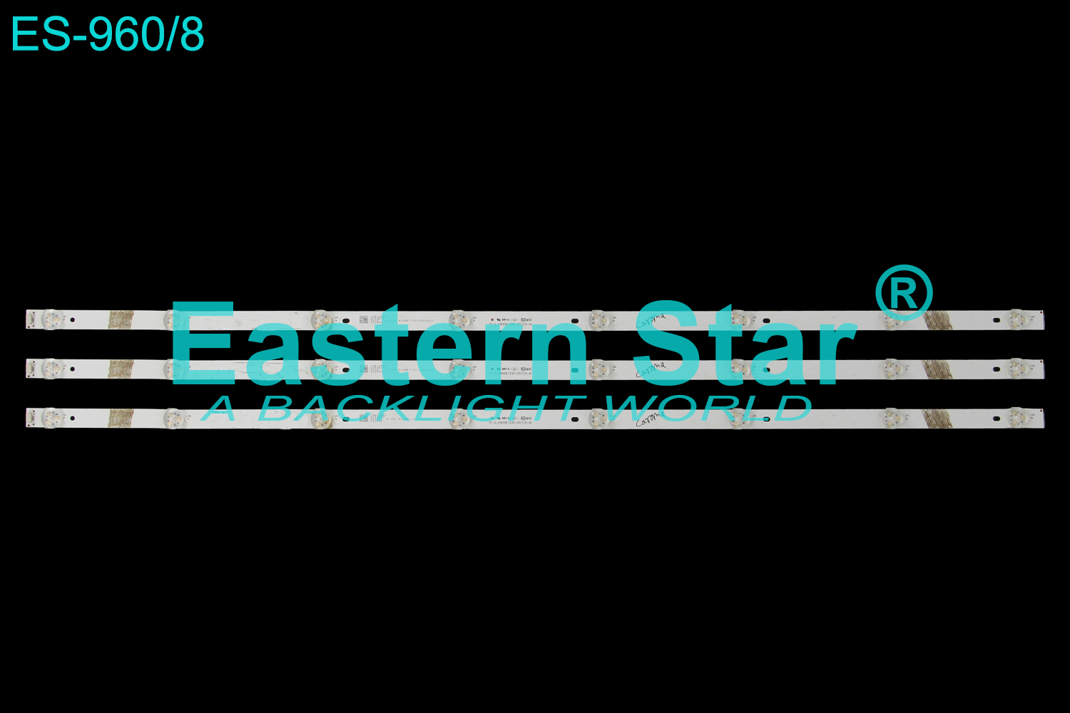 ES-960 LED TV Backlight use for 43" Cello C43227FT2 01.JL.D40081330-057CS-M G.CD0.400DF1-30J16I2K22  LED STRIP(3)