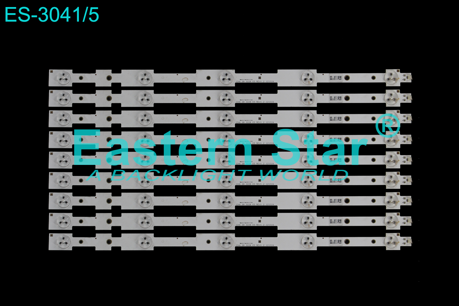 ES-3041 LED TV Backlight use for 39" Elenberg E39Q2510A CHA 39 3228 05 REV1.2 121019 LED STRIP(9)