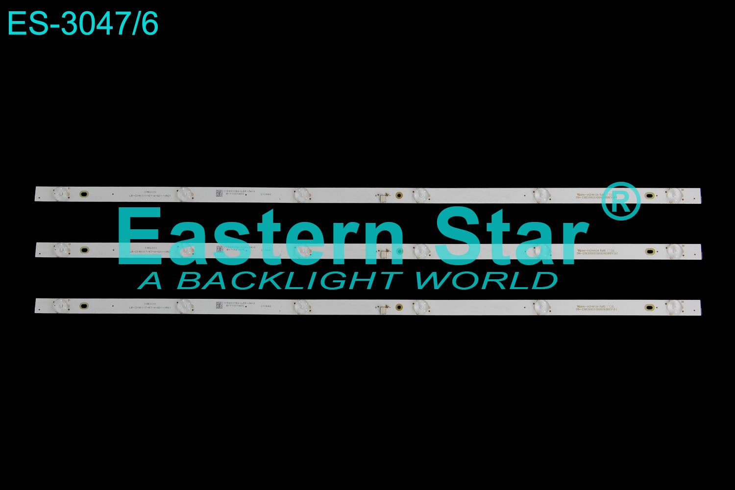 ES-3047 LED TV Backlight use for 39" MICROMAX LB-C390X17-E7-A-G31-XRD1 CRH-Z39E20003030060363BREV1.0 I LED STRIP(3)