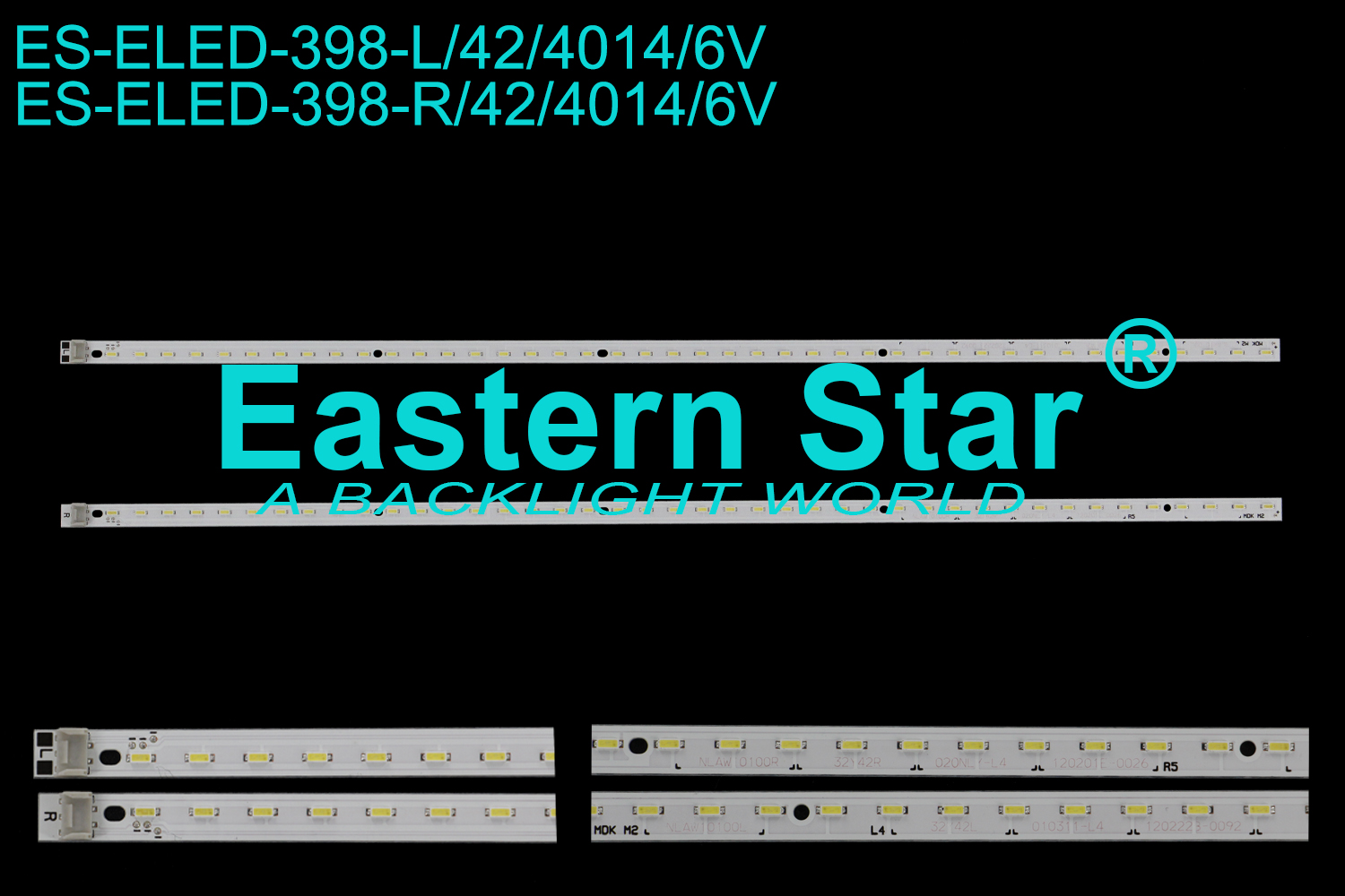 ES-ELED-398 ELED/EDGE TV backlight use for 32'' Panasonic TX-L32EX34/TX-L32EW30 NLAW10100L 32Y42L 010311-L4 1202223-0092 LED STRIPS(2)