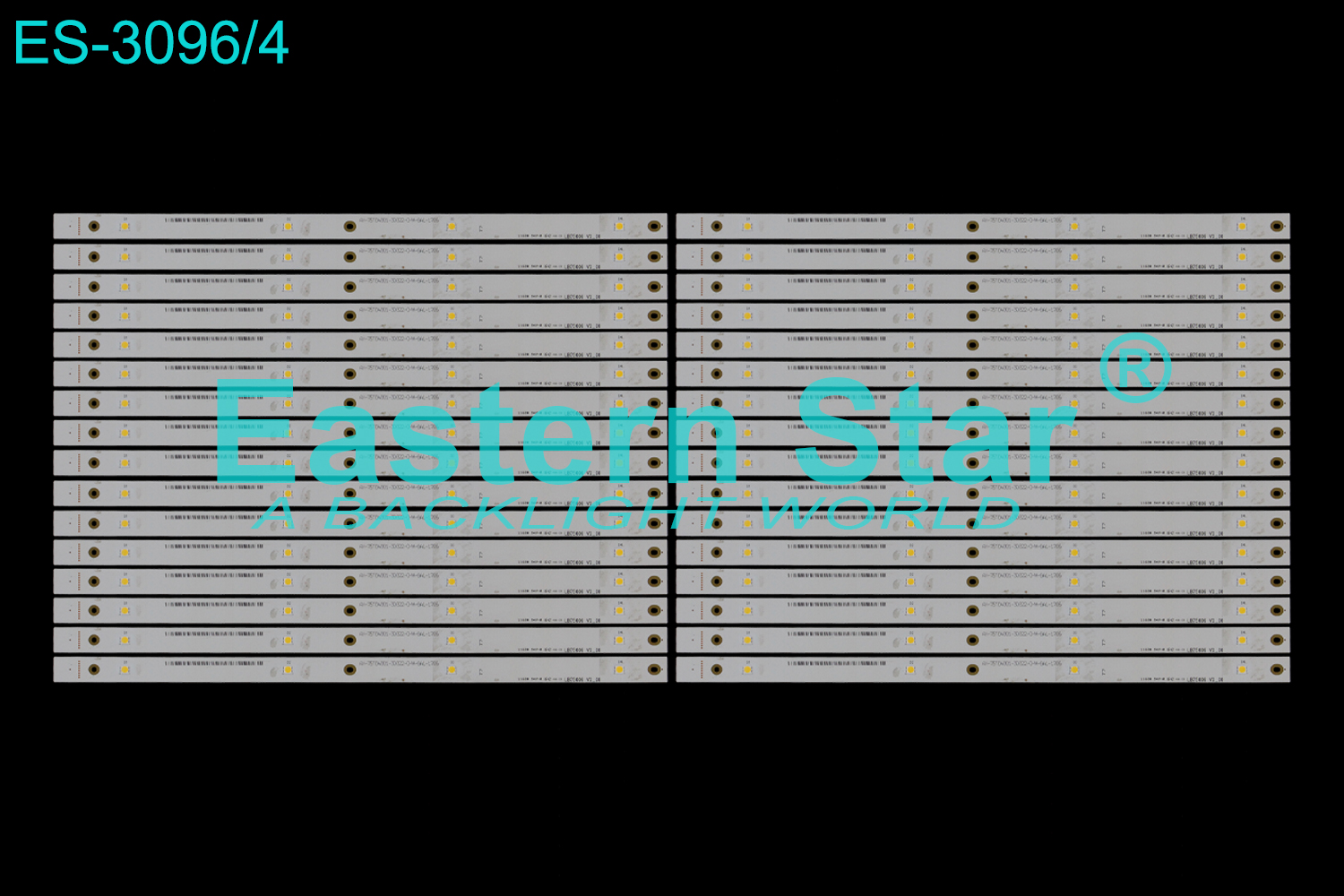 ES-3096 LED TV Backlight use for 75" VIZIO M75-C1. P75-C1 LB75006 V0_00  LED STRIP(32)