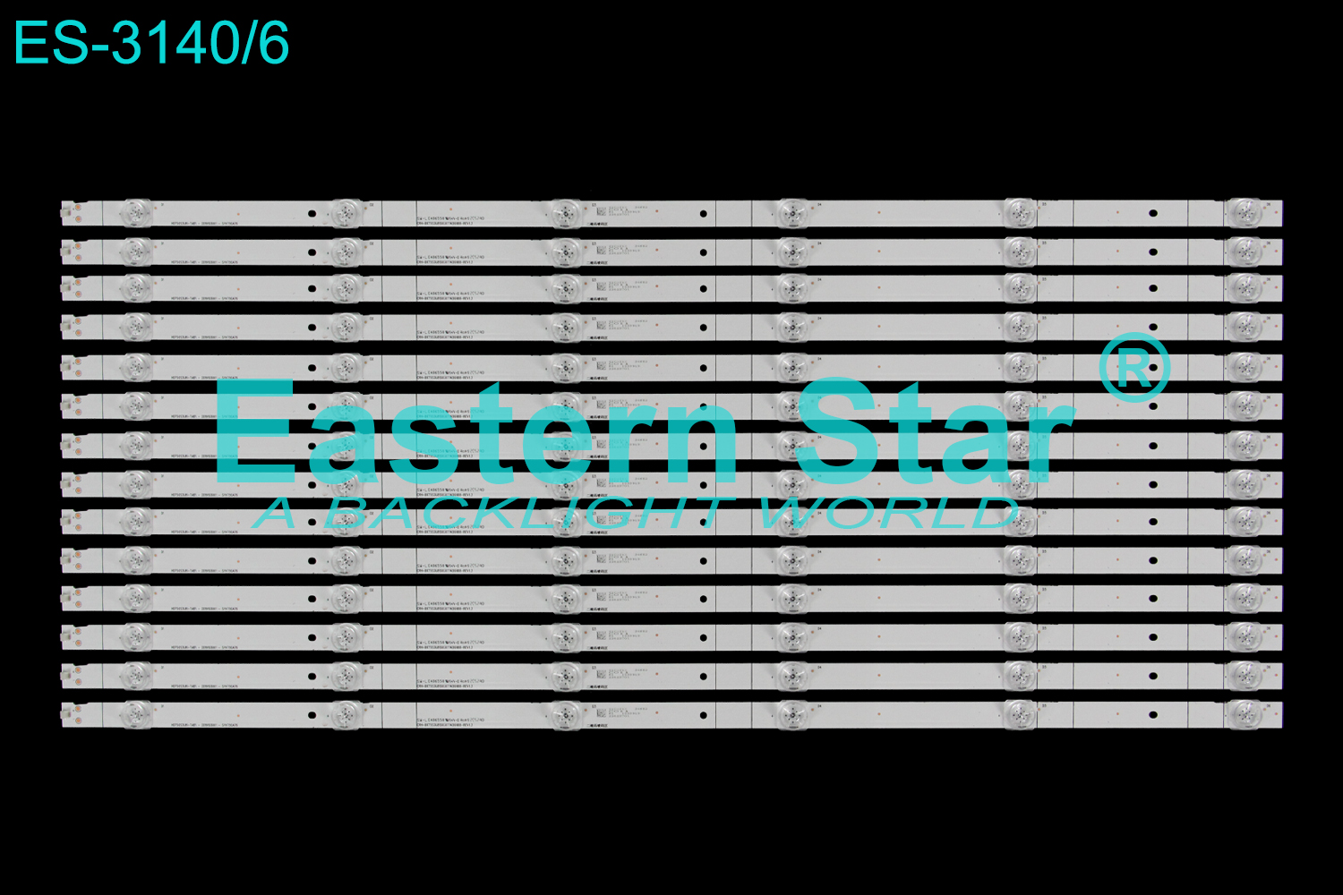 ES-3140 LED TV Backlight use for 75"  Hisense 75R6E3 CRH-BX75S3U813030T14069B8-REV1.3| SVH750A76| HD750S3U81-TAB1| E479275| 200330X| 22026000 LED STRIP(14)