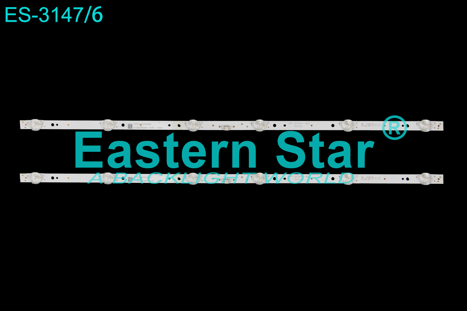 ES-3147 LED TV Backlight use for 32"  Panasonic  32F336 APT-LB17091---W32 D-U6R7HB55BB-7993PA  LED STRIP(2)