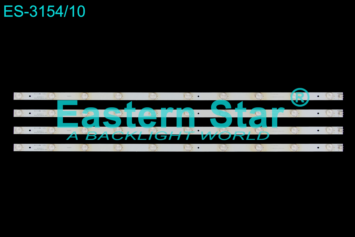 ES-3154 LED TV Backlight use for 39" Mitashi PB10D782183BL042-003H DLM06 C52 15 P4A N 001 LED STRIP(4)