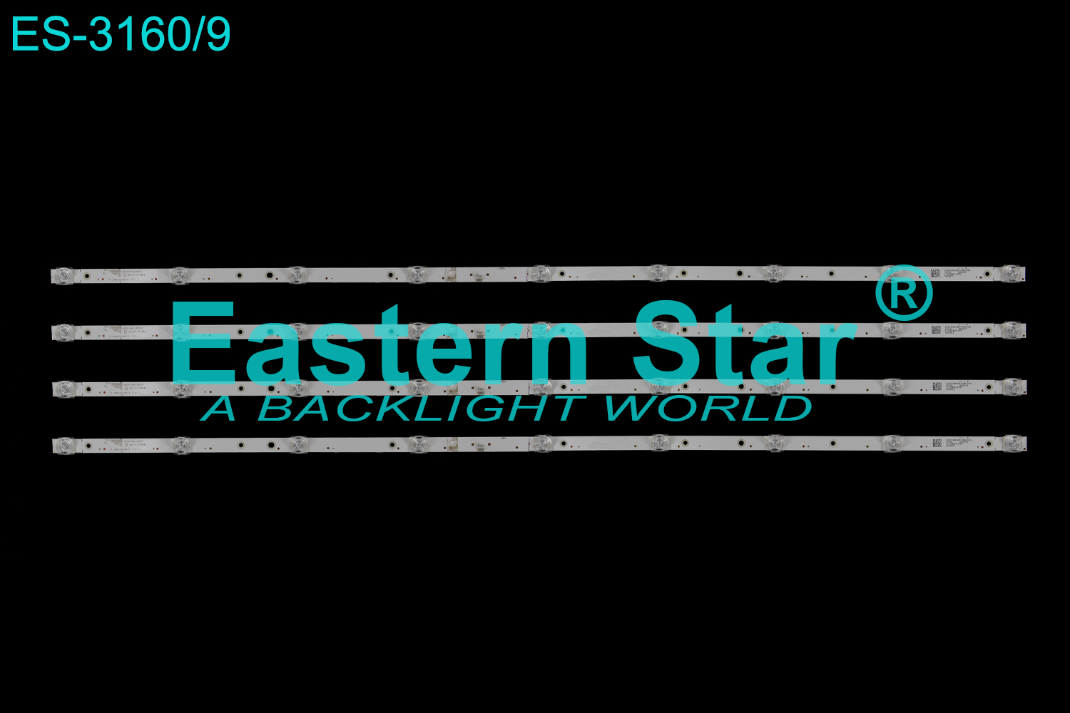 ES-3160 LED TV Backlight use for 50" MI 07-50ANB2-3030-4X9-190314 210BZ09D0B33HBL04N193560028451753N304473Y50ANB2  LED STRIP(4)