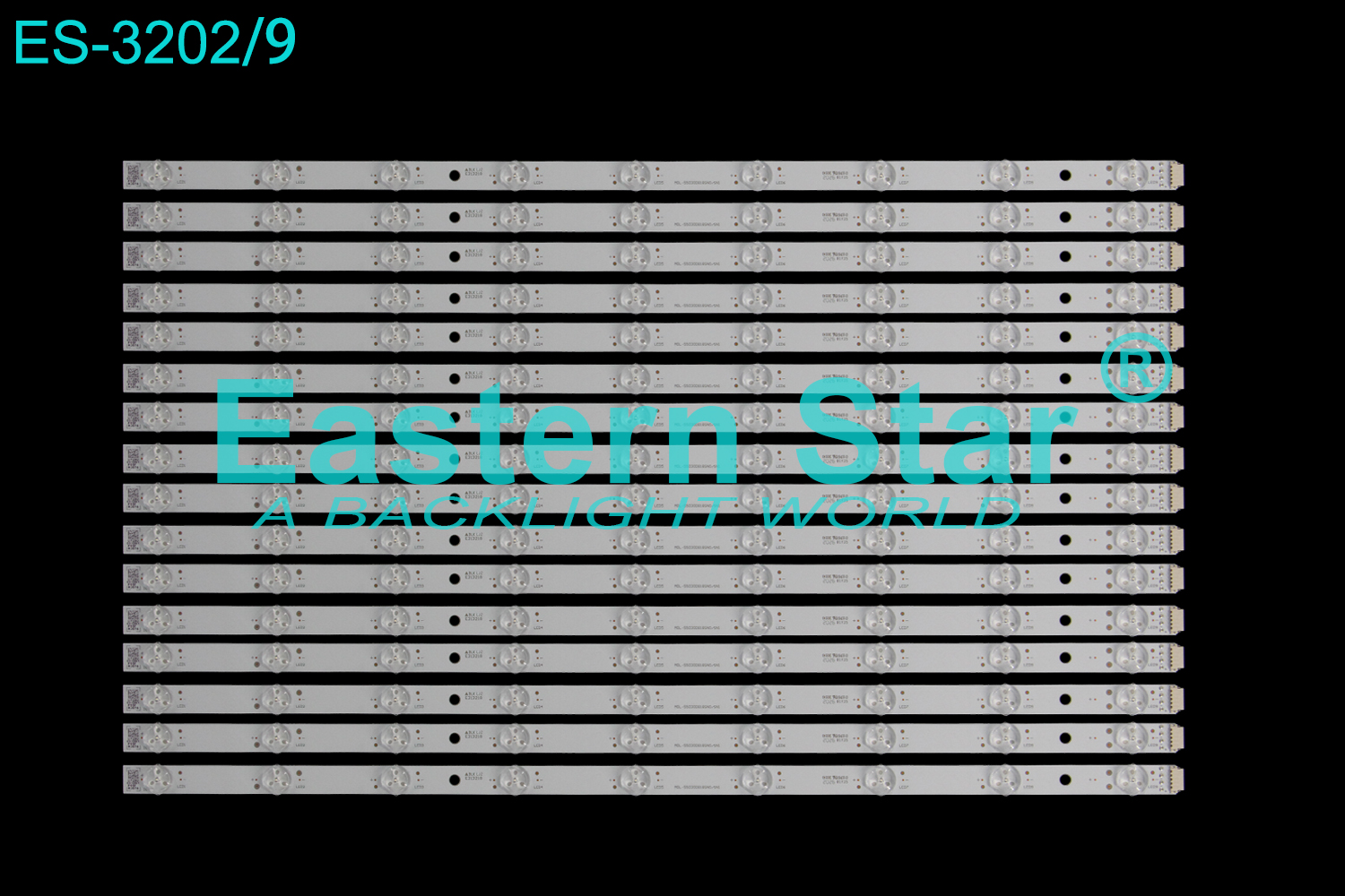 ES-3202 LED TV Backlight use for 55" Sony XBR-55X950H MBL-55030D818SN0/SN1 , LB5500T V0_05 LED STRIP(16)