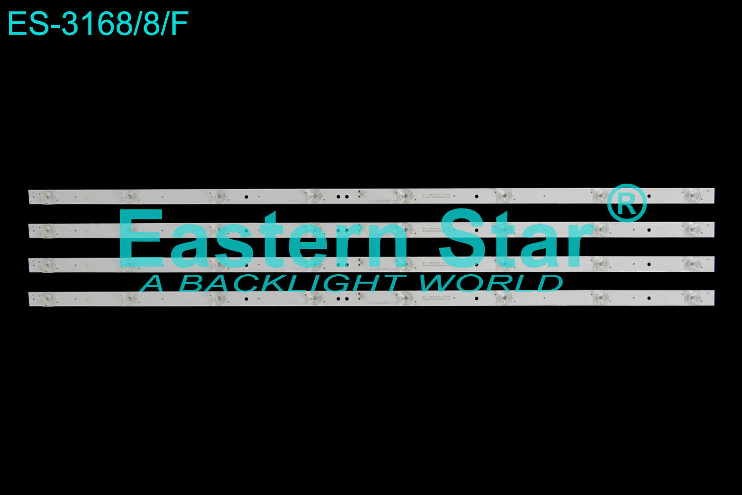 ES-3168  LED TV Backlight use for 43" Sanyo 43CE1271D1 /Changhong 43H80  K43C8003030T03086C9-REV1.2BC CRH-K43C800MN3030T0408867 LED STRIP(4)