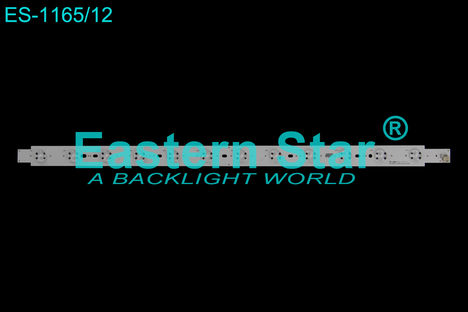 ES-1165  LED TV Backlight use for 32" Toshiba SVT320AU4_AL_R00_12LED_171026  LED STRIP(/)