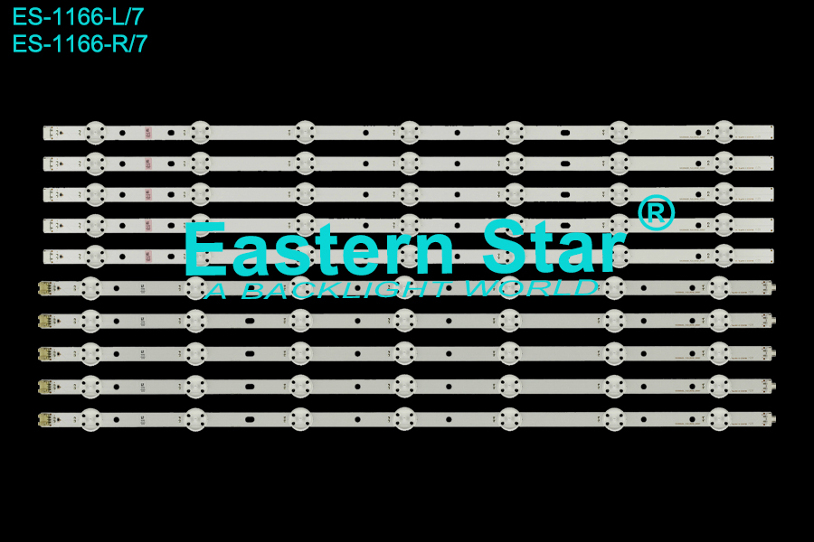 ES-1166  LED TV Backlight use for 58" Vizio D58U-D3 SVG580A02L_7LED_REV02_150507 LED STRIP(10)