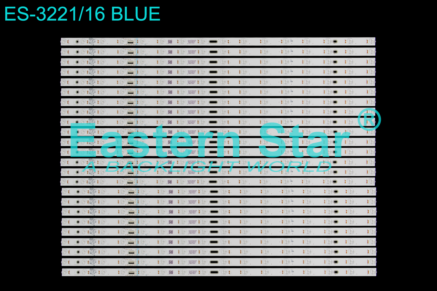 ES-3221 LED TV Backlight use for 65" Vizio PQ65-F1, PX65-G1 LB65063 V2_02, 532S2B 07, E88441 LED STRIP(24)