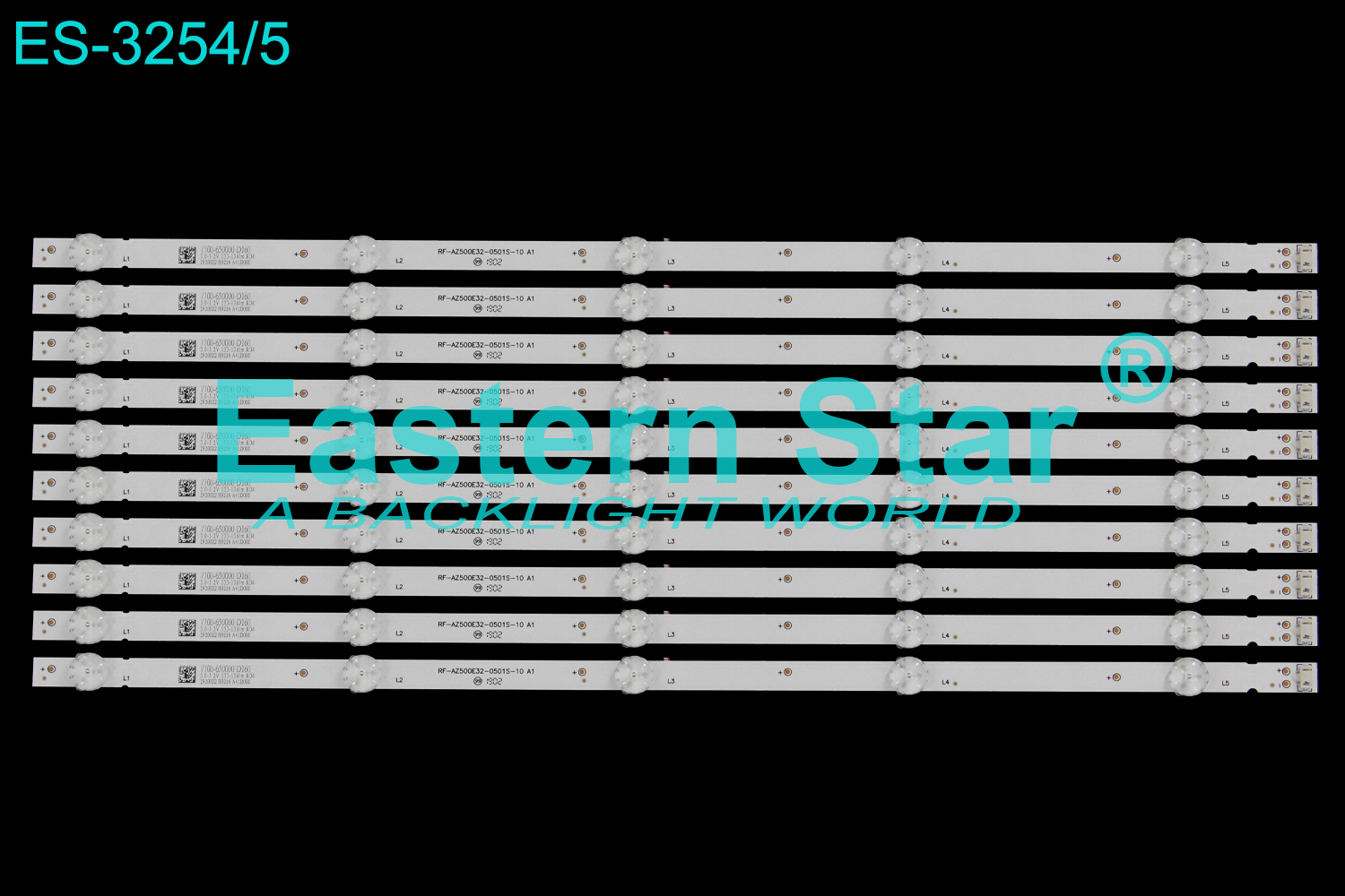 ES-3254 LED TV Backlight use for 50" Skyworth 50F2  RF-AZ500E32-0501S-10 A1   MS-L1898 V2 LED STRIP(10)