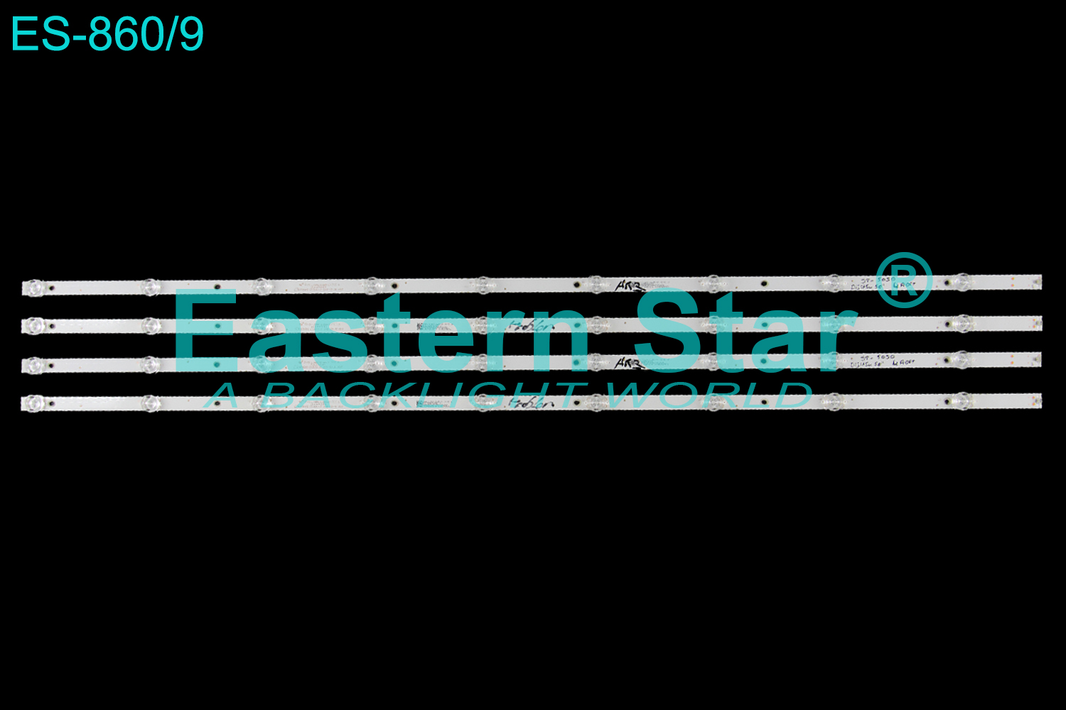 ES-860 LED TV Backlight use for Dijitsu 50'' TV CX50D09-ZC56AG-01 2019-05-29 9S1P LED STRIPS(4)