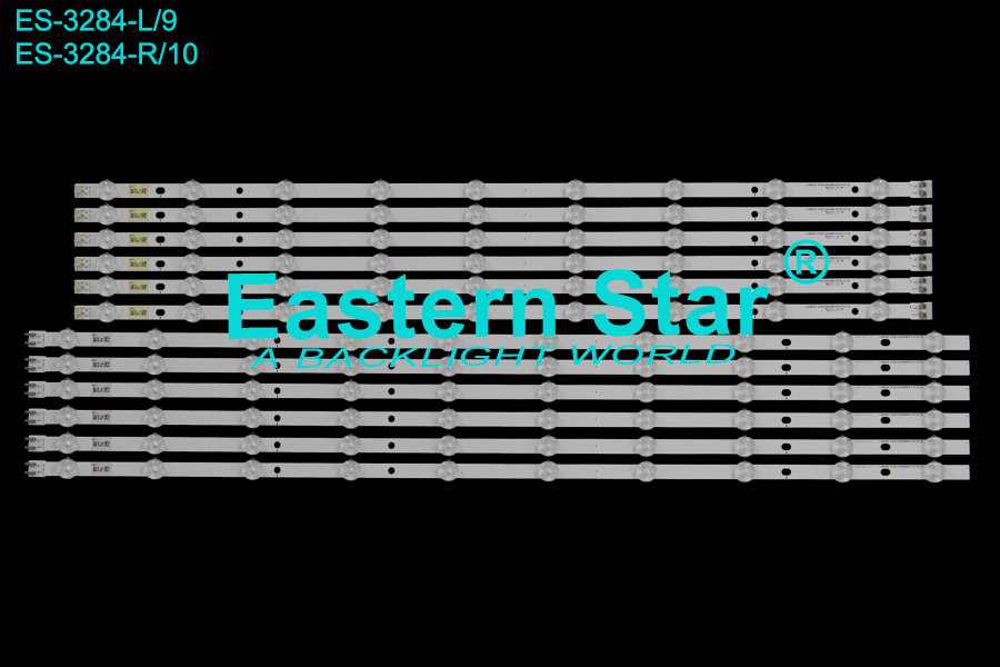 ES-3284 LED TV Backlight use for 65" Samsung UN65H6203 L:LUMENS D3GE-650SMA-R3 R:LUMENS D3GE-650SMB-R1  2013SVS65 3228N1  BN96-34562A BN96-34563A BN96-29077A BN96-29076A  LM41-00001J  LM41-00001K LED STRIP(12)