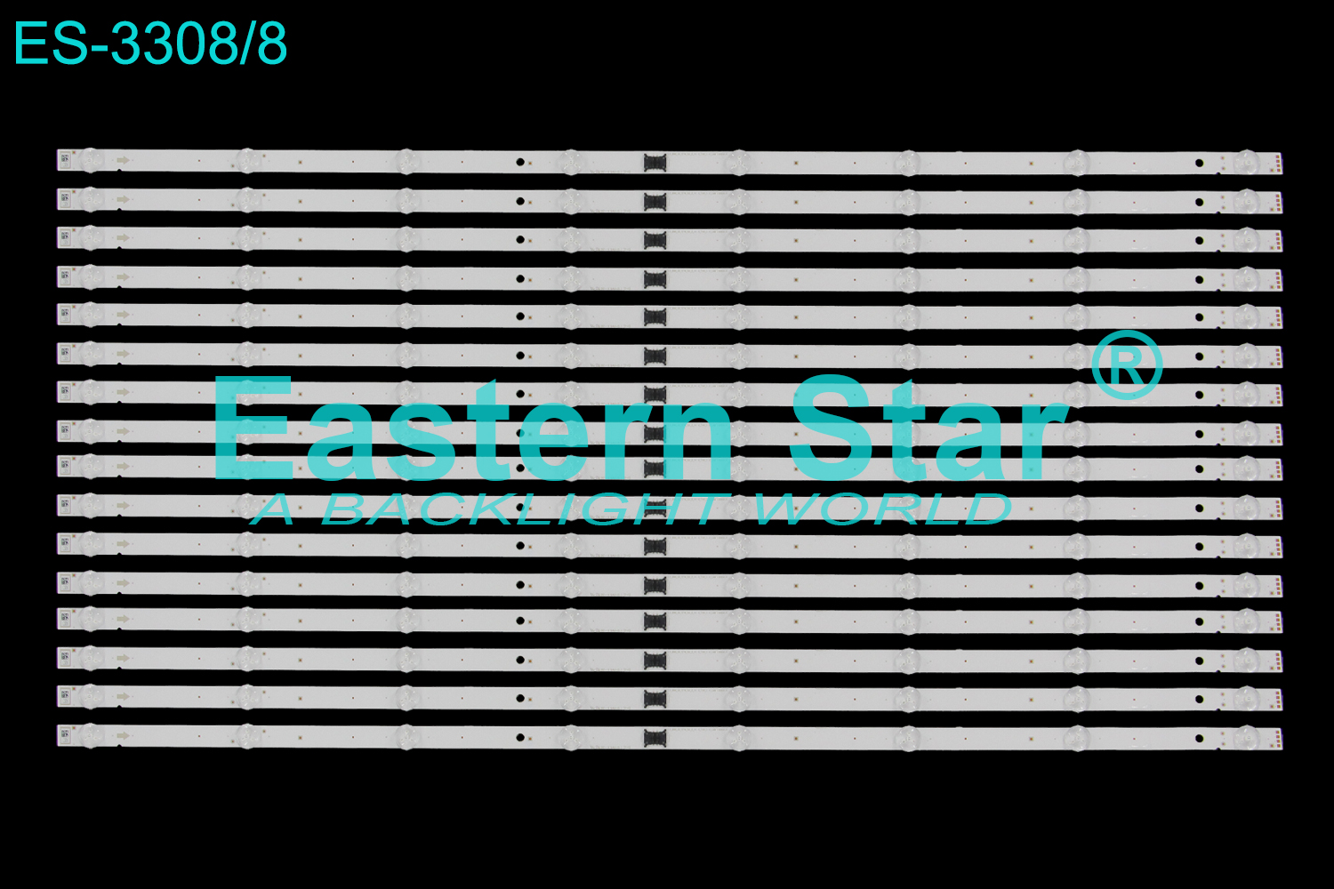 ES-3308 LED TV Backlight use for 75"  Sony   XBR-75X800H L3_BNN_G5_CFM_S8_2_R1.0_T9Q_1.0_LM41-00831A LED STRIP(16)