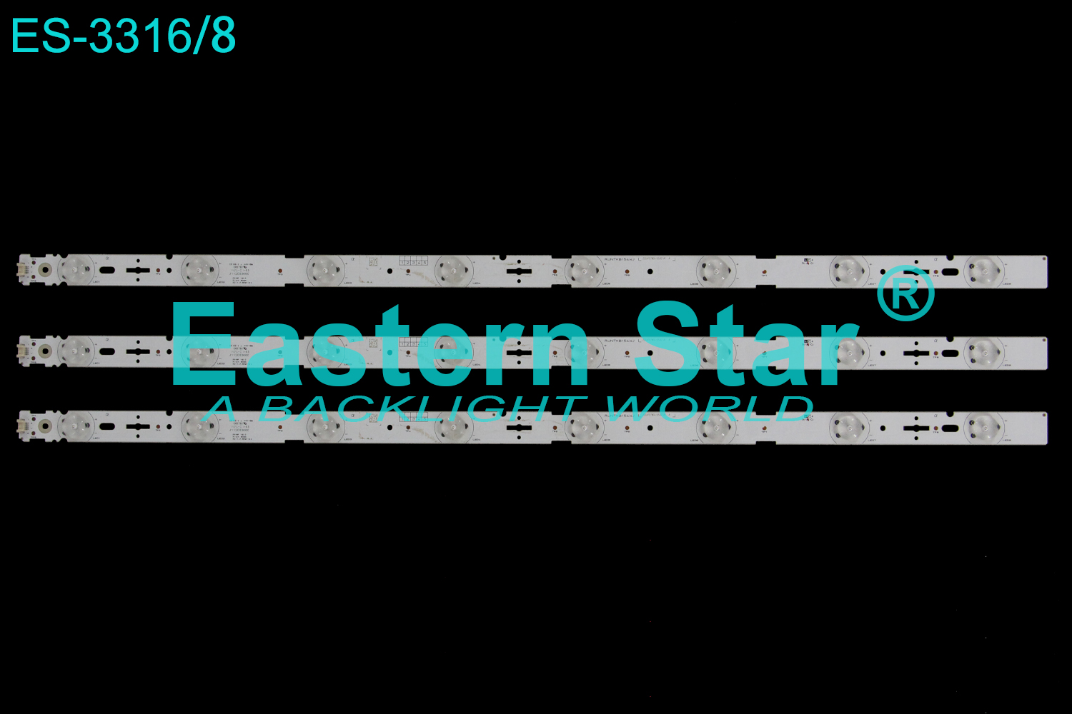 ES-3316 LED TV Backlight use for 32" Sharp PPMP V6.0 P1tch 80mm 32Inch 8series  RUNTKB154WJ LED STRIP(3)