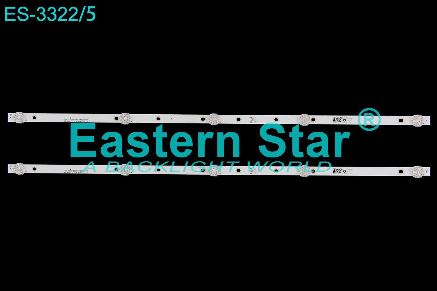 ES-3322 LED TV Backlight use for 32" Erisson 32AE7700|32AE90S 420PAK   CQ32N15303002059BRREV1.1 JJ-0734-D32030501AM-S 211115 KJ32D05-ZC62AG LED STRIP(2)