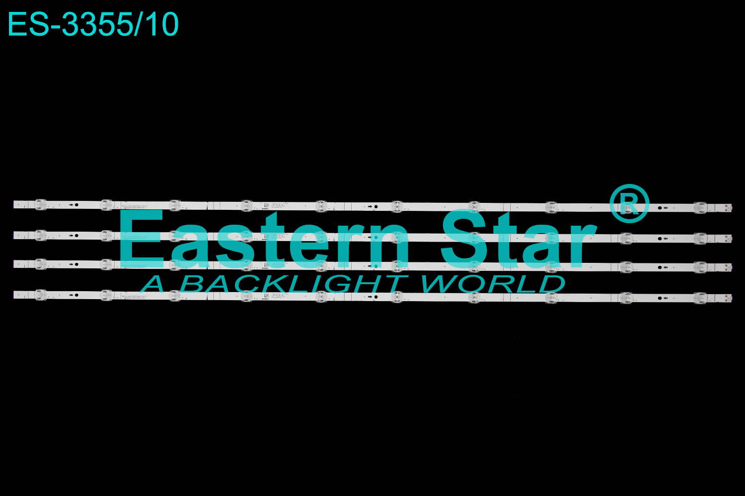 ES-3355 LED TV Backlight use for 55" Hisense 55R6040F, 55R7F  HISENSE CRH-BX55V1U713030T04108CS-REV1.2  LED STRIP(4)