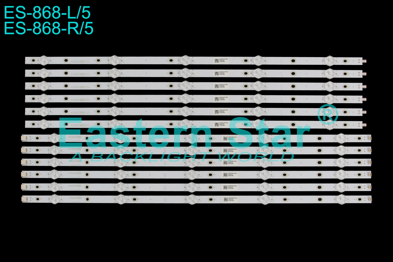 ES-868=ES-453 LED TV Backlight use for 55" Philips 55PUS6703/55PUS7383 LB55073 V0_02 LB55073 V1_03 LED STRIP(12)