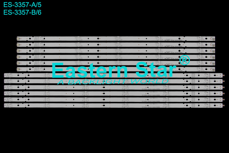 ES-3357 LED TV Backlight use for 70"  Sony  KD-70X690E 70 INCH A TYPE_REV1.0_3PCM00693A, 70 INCH B TYPE_REV1.0_3PCM00694A LED STRIP(12)