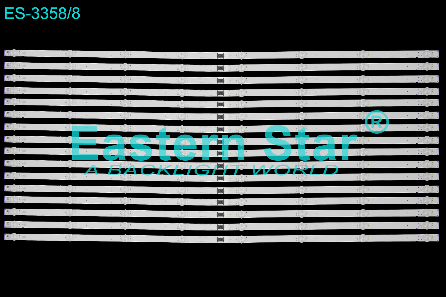 ES-3358 LED TV Backlight use for 85"  Sony  XBR-85X800H LB8500B V0_04, 8500B00002 LB8500H V0 00 8500H00002 LED STRIP(16)