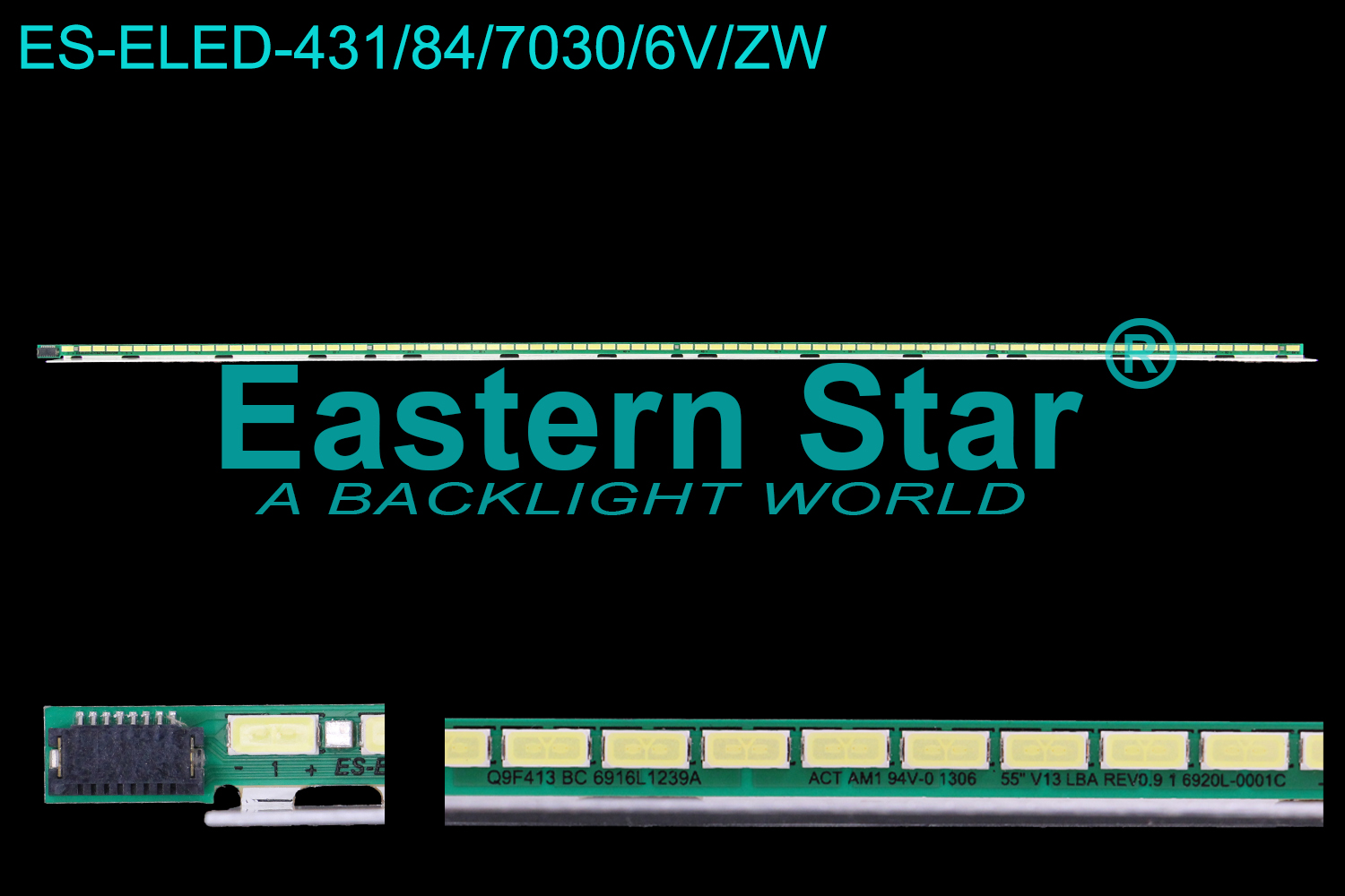 ES-ELED-431 ELED/EDGE TV backlight use for 55'' Lg  TX-L55ET60B TX-L55ET60E 55" V13 LBA REV0.9 1 6920L-0001C 6916L 1239A  LED STRIPS(1)
