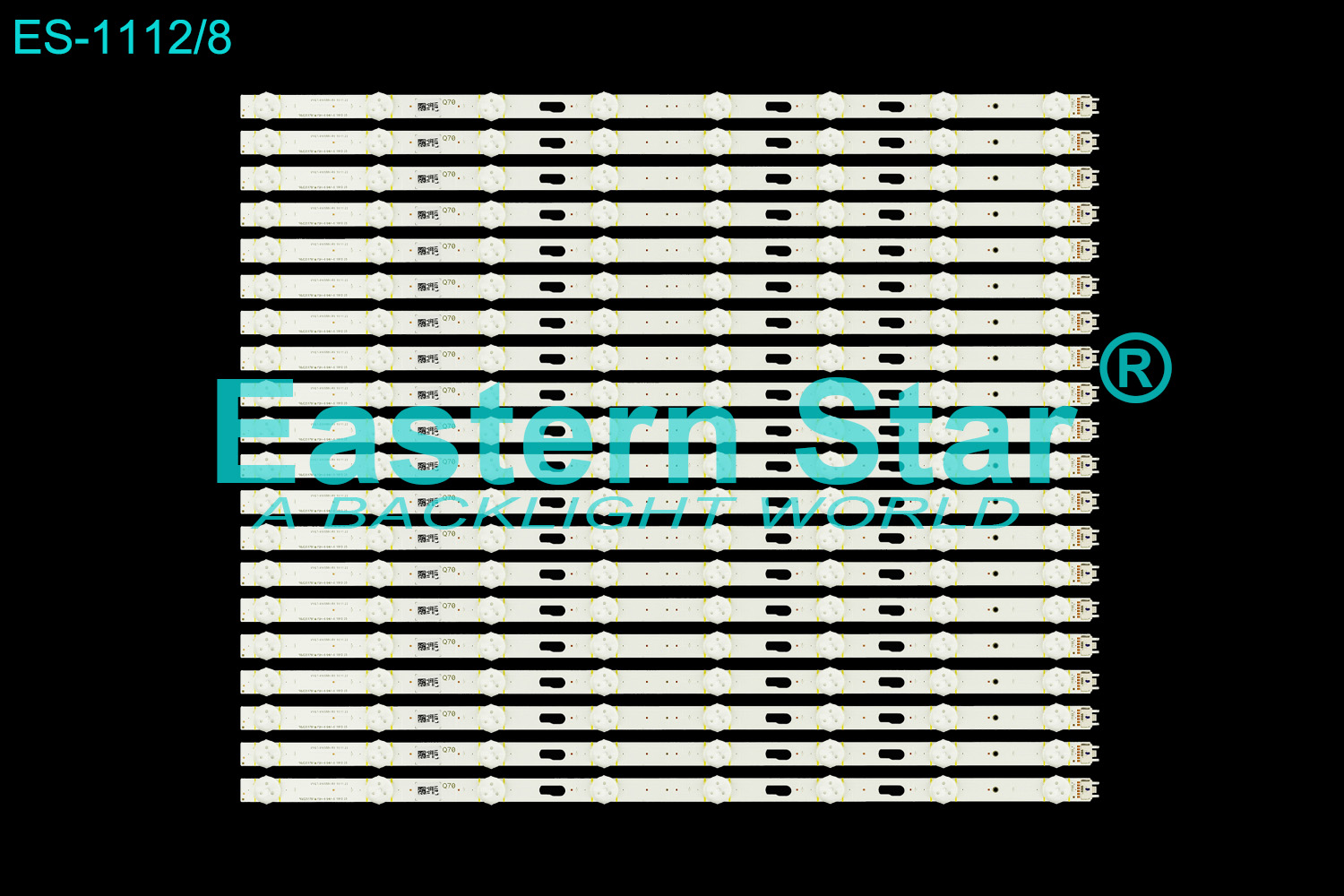 ES-1112 LED TV Backlight use for 49" Samsung GQ49Q70/QA49Q70/QE49Q70/QN49Q70  Q70-49S-8Ea BN96-48106A V9Q7-490SM0-R0 BN96-58106A sj-BN96-58106A LED STRIP(20)