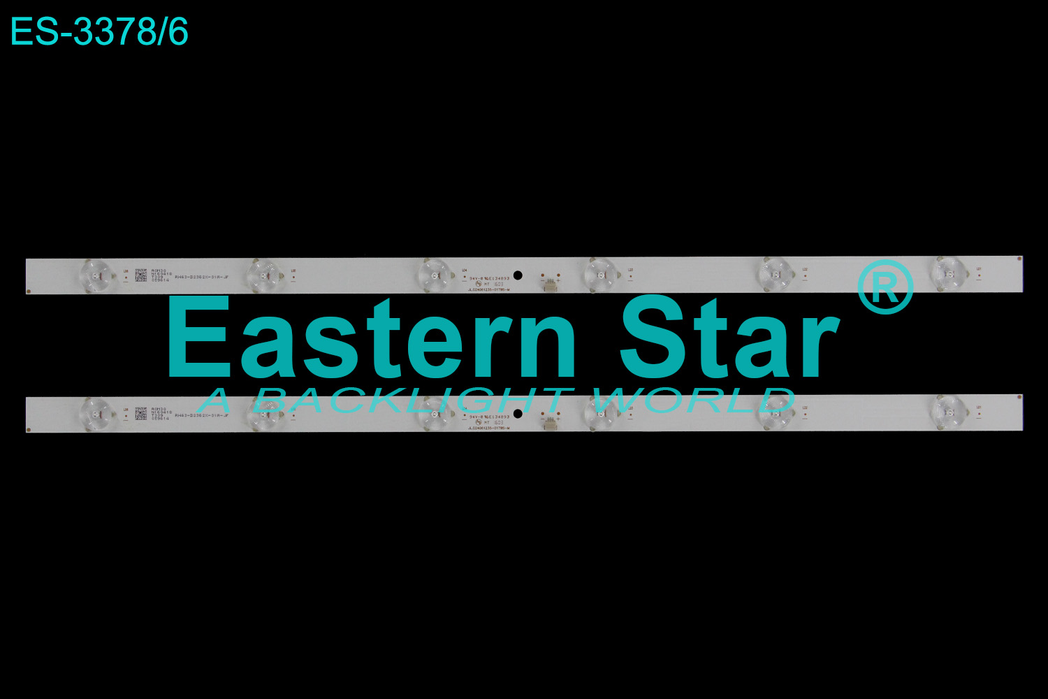 ES-3378 LED TV Backlight use for 24" Yumatu JL.D24061235-017BS-M,  RH43-D2362X-01A-JF LED STRIP(2)